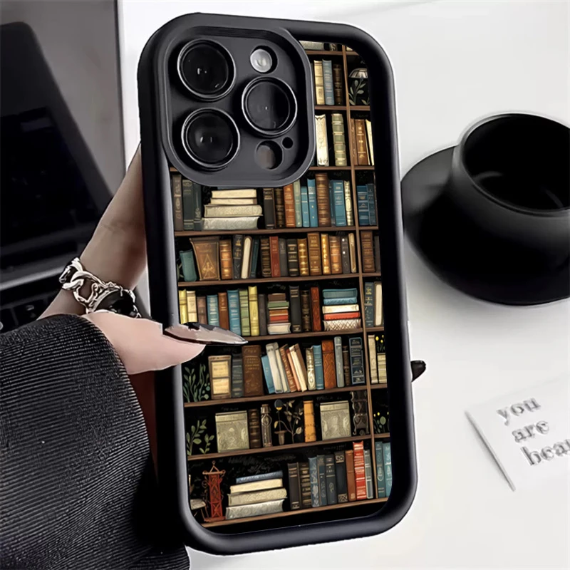 Funda para Xiaomi Redmi Note 14 13 12 Pro Plus 5G 12S 11S 11 10 Redmi 12C 13C 14C 13 estantería creativa cubierta de silicona a prueba de golpes - imagen 2