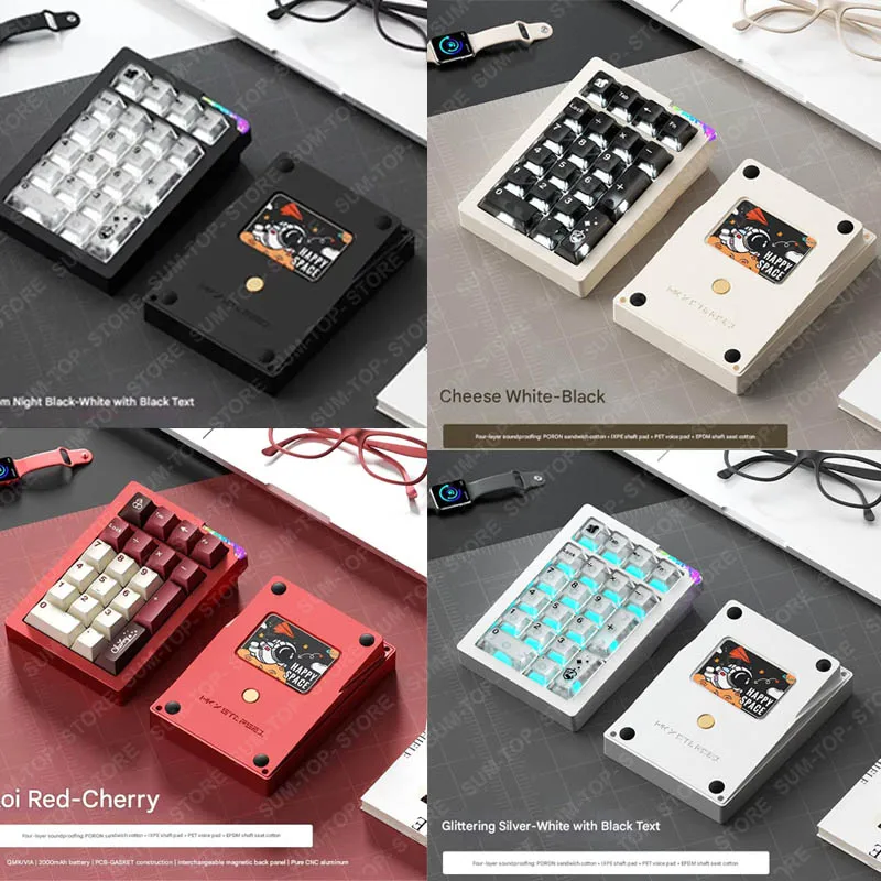 Kits de teclado numérico Weikav Stars21 V2 PLUS, Teclado mecánico inalámbrico RGB, intercambio en caliente, Kits de aluminio de tres modos, teclado para juegos, deportes electrónicos, nuevo