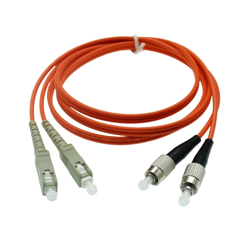 Cable de puente de fibra óptica multimodo Dual LC a SC a FC a doble ST Carrier Grade Gigabit multimodo de doble núcleo 1m-50m 60m - imagen 5