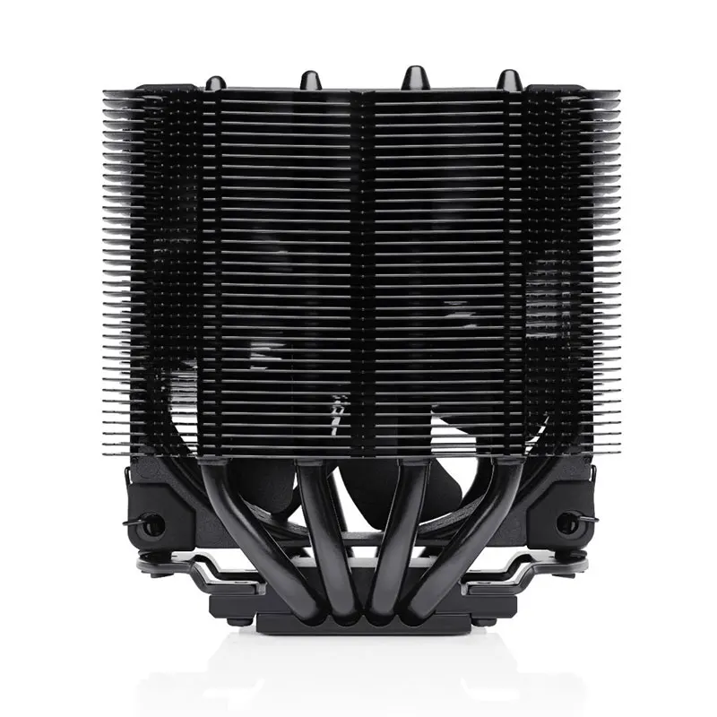 Noctua NH-D9l Chromax.Radiador de CPU de doble torre negro, 4 tubos de calor/soporte Intel LGA1851/LGA1700/LGA1200/LGA115x/AMD AM5/AM4 - imagen 2