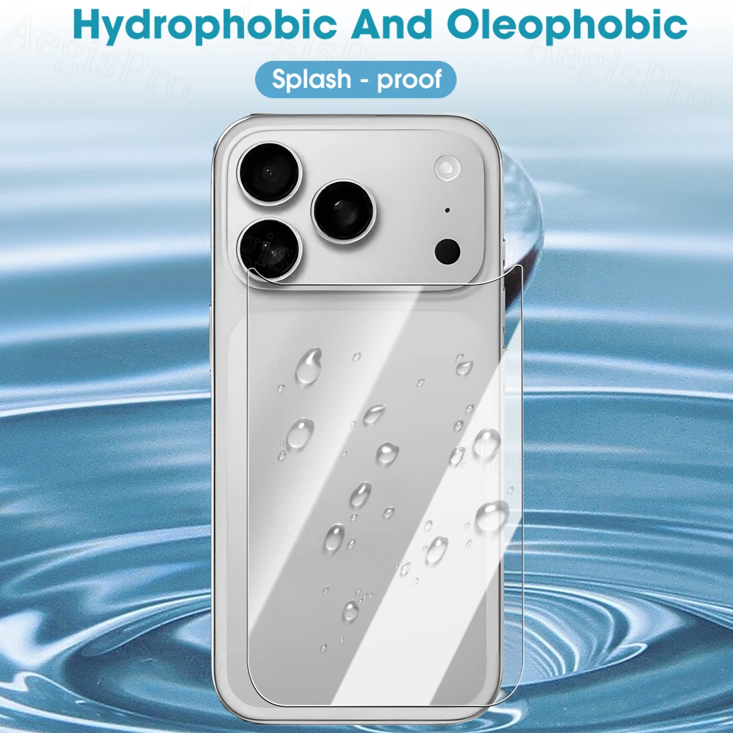 Protectores de pantalla de vidrio templado de cubierta completa antiarañazos frontal + trasera para IPhone 17 Air 17 Pro 17ProMax HD película transparente para IPhone17 - imagen 5