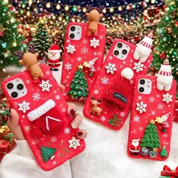 Funda Navidad 3D Honor 400 Lite y X6C – Reno y Papá Noel