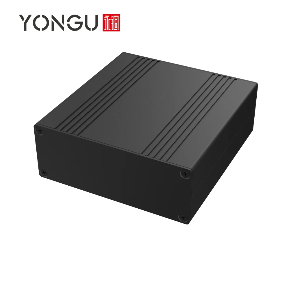 Caja de proyectos electrónicos, equipo de soldadura, carcasa de aluminio Industrial, tipo dividido, caja de instrumentos de Metal personalizada, H19, 106x55MM - imagen 4