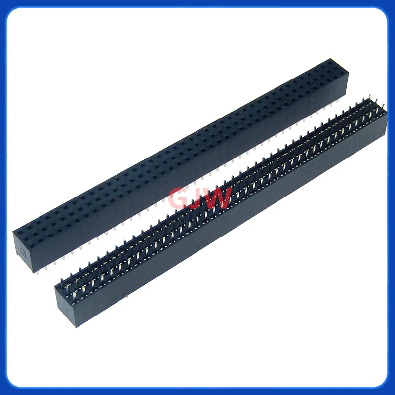 1 Uds 2,54mm 3*40P tres filas macho y hembra 3x40 conector pin PCB separado fila de pines 3x40p pies chapados en oro cabezal doblado de 90 grados - imagen 5