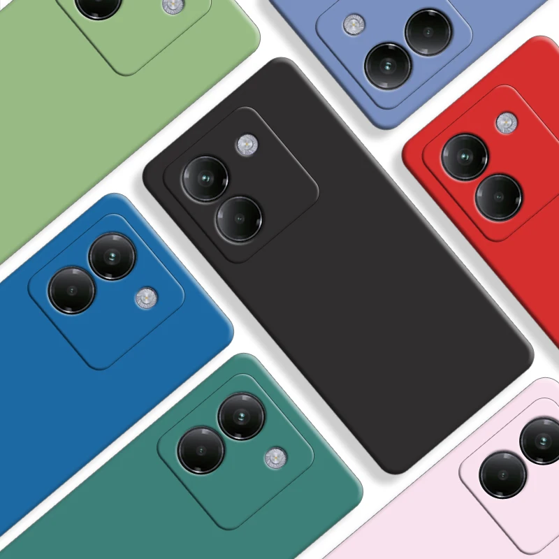 Para POCO M7 Pro 5G funda para Xiaomi POCO M6 M7 Pro cubierta nueva Original parachoques protector de silicona líquida para POCO M7 Pro