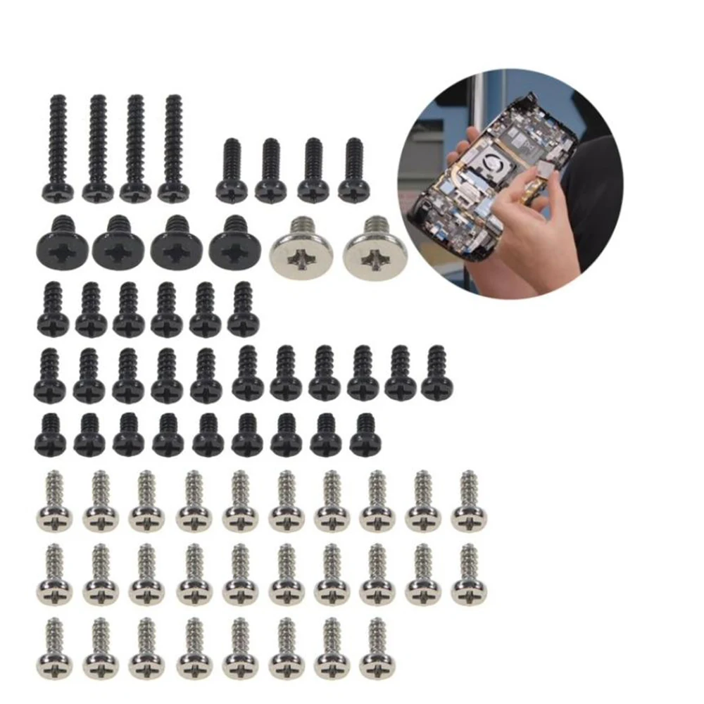 Juego completo de tornillos de cubierta de vapor, tornillos de cubierta trasera de consola de juegos Steam Deck, kit de reparación de comando, accesorios de juego