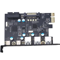 Fresco FL1100 tarjeta PCIe USB 3.0 con salidas Tipo C para Mac Pro