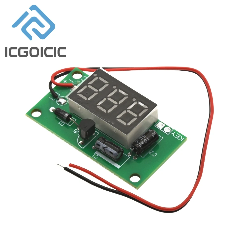 Módulo contador digital de 3 bits de 0,36" - Acumulador de gatillo de encendido con pantalla LED para aplicaciones de conteo industriales y de bricolaje - imagen 2