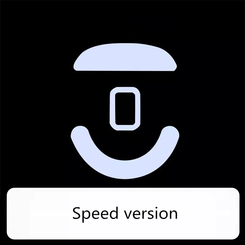 1 Juego de patines de ratón ultrafraglide para Attack Shark X3 Pro Control de velocidad silenciador pies versión ICE ratones deslizan PTFE - imagen 2