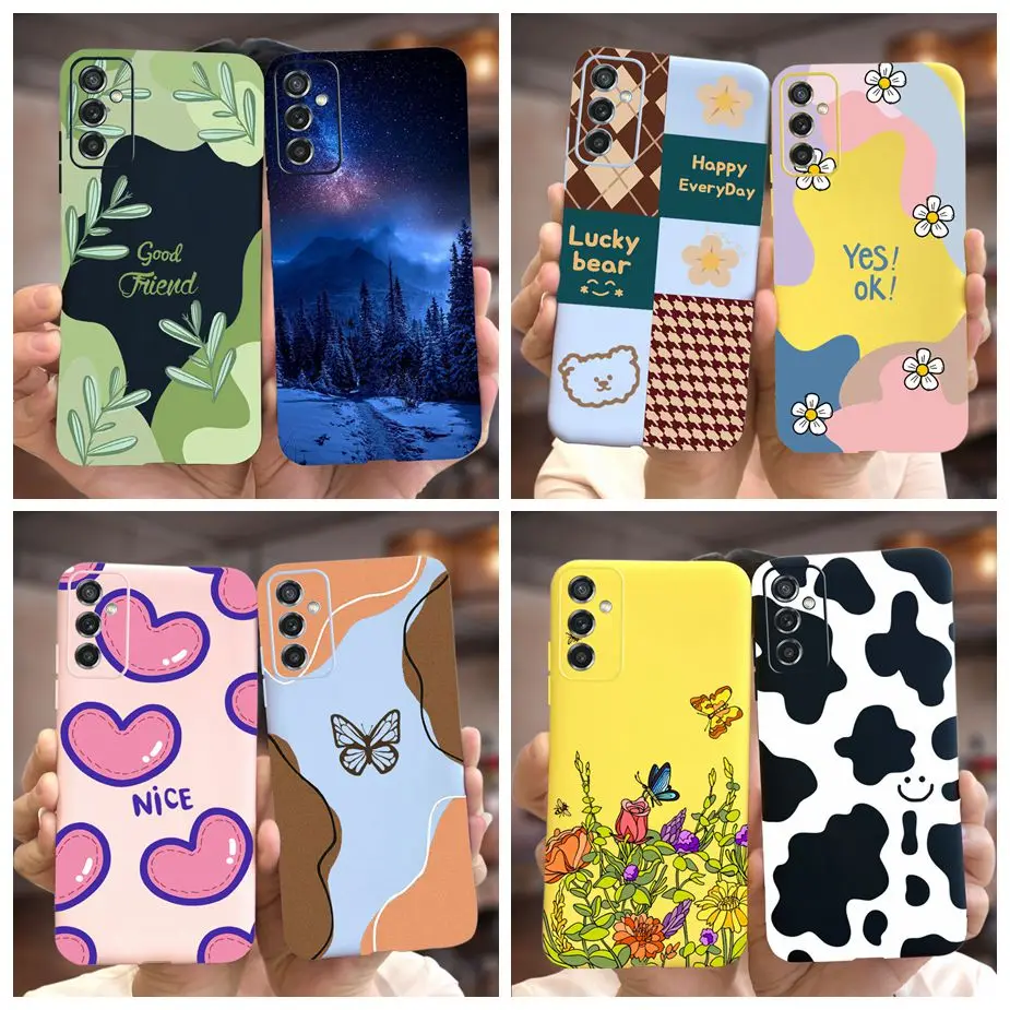 Funda de silicona suave para teléfono Samsung Galaxy M52 5G, cubierta pintada con arte elegante de SM-M526B, parachoques para Samsung M52 M 52 Galaxy ym52