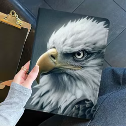 Funda con patrón de arte de águila Animal para iPad Pro Mini 1, 2, 3, 4, 5, 6, 7, 7. a generación, 12,9, 10,5, 13, 11, 7,9, 8,3, M4 pulgadas