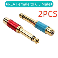Adaptador Jack 6,35mm Mono a RCA Hembra – Audio Profesional