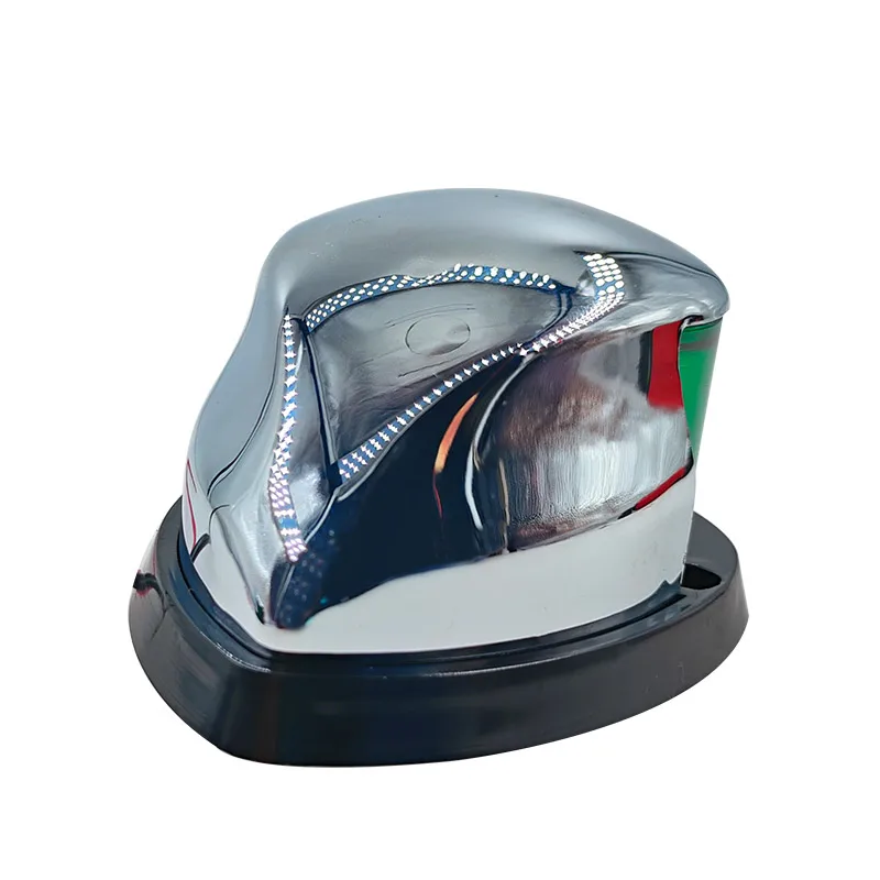 Luz indicadora de señal de navegación para barco, luz roja y verde monocromática de doble color para barco - imagen 5