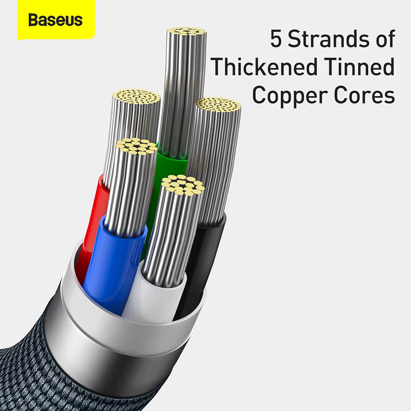 Baseus Cable USB-C 20W PD - Carga rápida para iPhone, MacBook e iPad - imagen 2