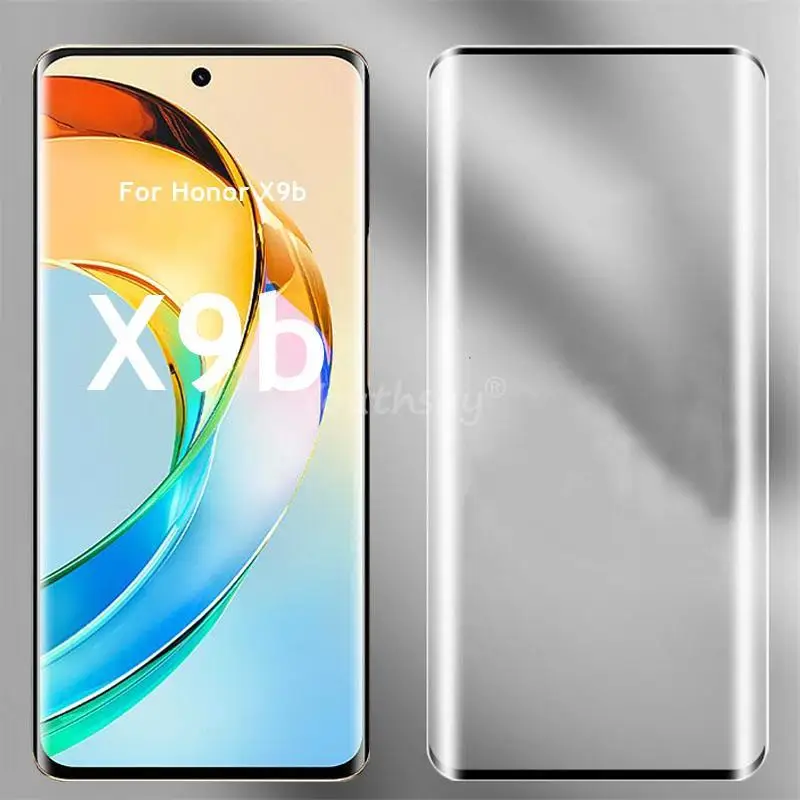 Para Honor X9b vidrio 3D pantalla curva vidrio Honor X9b X9a vidrio proteger pantalla lente película Honor X9b vidrio templado