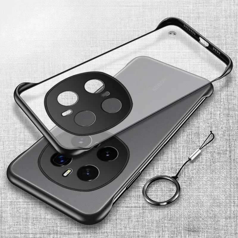 Para Honor Magic 7 Pro 7 Lite funda mate sin marco para Honor Magic 6 Pro funda protectora dura ultrafina sin bordes para PC con anillo - imagen 5