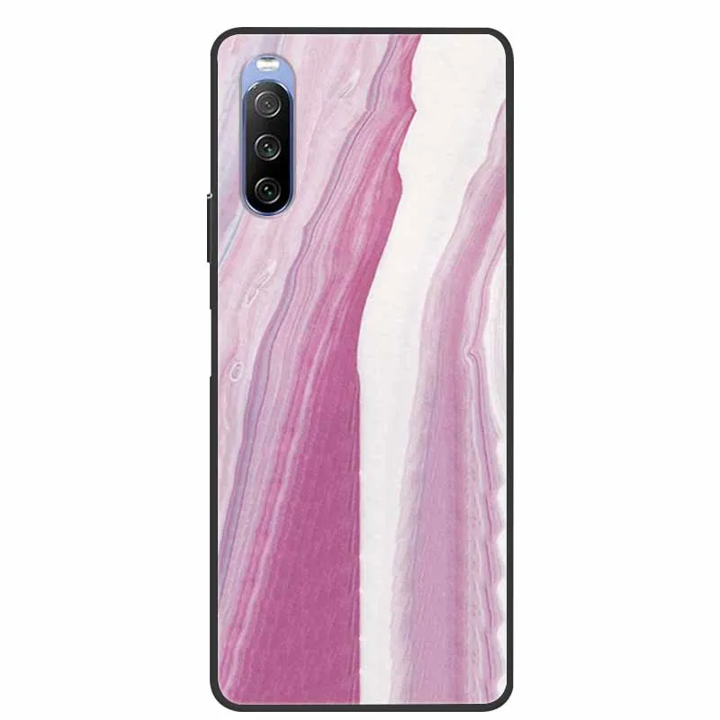 Para Sony Xperia 10 III funda de teléfono colorida Mica Art TPU funda trasera de silicona suave a la moda para Xperia10III carcasa de parachoques a prueba de caídas - imagen 3