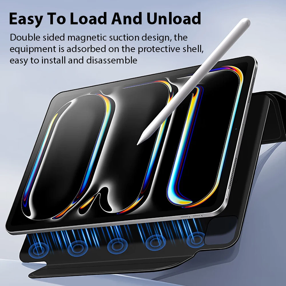 Funda magnética para Ipad Pro 13 11 M4 12,9 A16 2025 Funda Air 11th M2 M3 4 5 10 9 10th Generación Mini 6 7 A17 Accesorios de cubierta - imagen 4