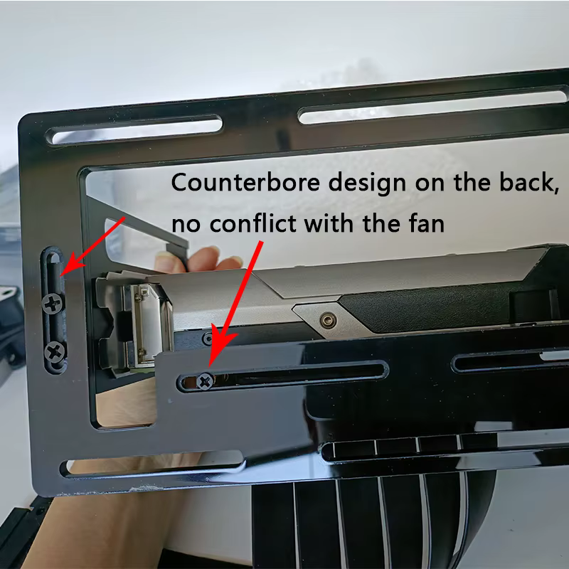 Soporte Vertical GPU 12 cm - Disipador de calor para Tarjeta Gráfica - imagen 5