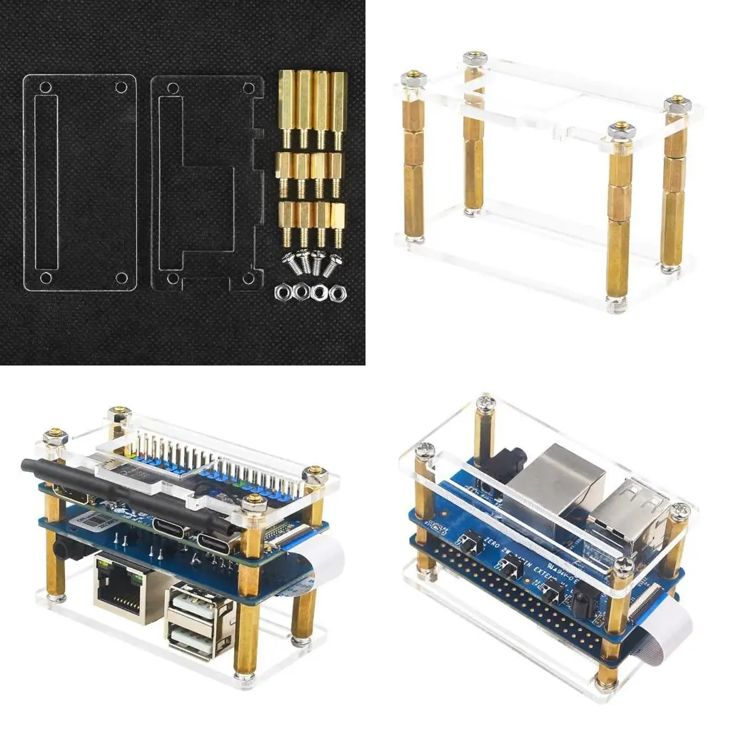R53C Clear Acrylic Case Protective Shell para 2W Instalación fácil