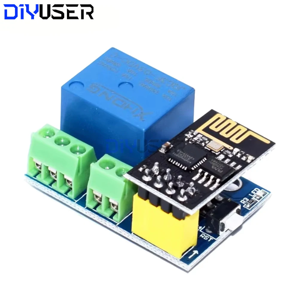 Módulo de relé inteligente WiFi 5V 10A para Arduino ESP8266 ESP-01S, interruptor de control remoto de aplicación para automatización del hogar - imagen 3
