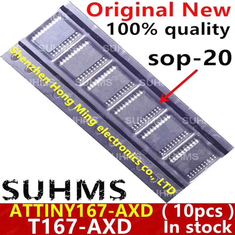 (10 piezas) 100% nuevo ATTINY167-AXD ATTINY167 TINY167 T167-AXD sop-20