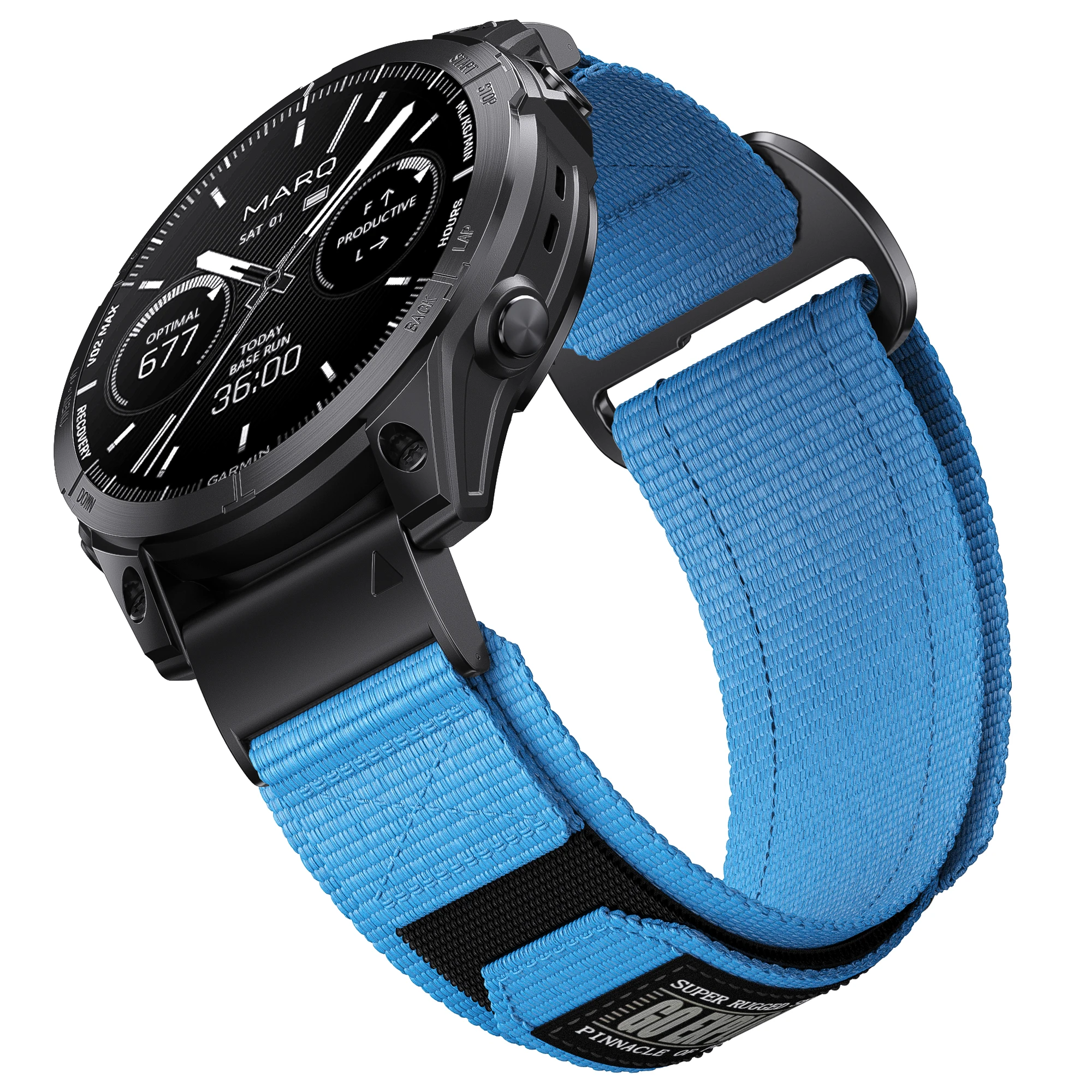 Correa de nailon de ajuste rápido de 22/26mm para Garmin Instinct 1/2/2X 3 Instinct E, accesorios de repuesto de correa Garmin Fenix 8 - imagen 4