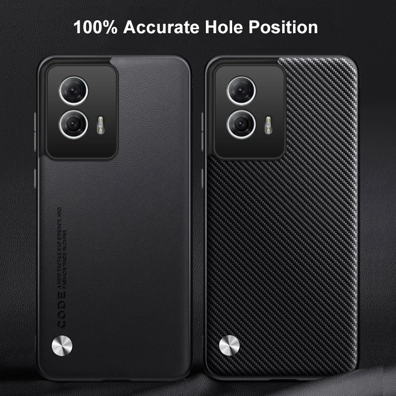 Funda de cuero PU de lujo para Motorola Moto G85 5G, funda trasera de silicona a prueba de golpes, funda de teléfono de protección completa para Motorola S50 Neo - imagen 4