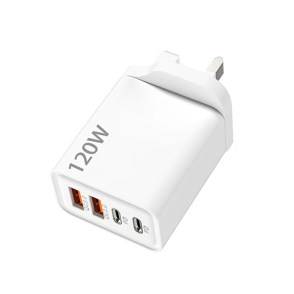 A UK Plug White