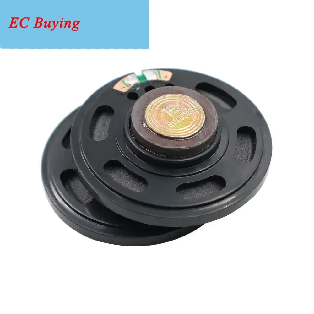 10 Uds 50MM 8Ohm 0,5 W 2 pulgadas carcasa de plástico altavoz magnético externo 50 MM 8 Ohm 0,5 vatios bocina para intercomunicador de lectura de coche de juguete táctil - imagen 5