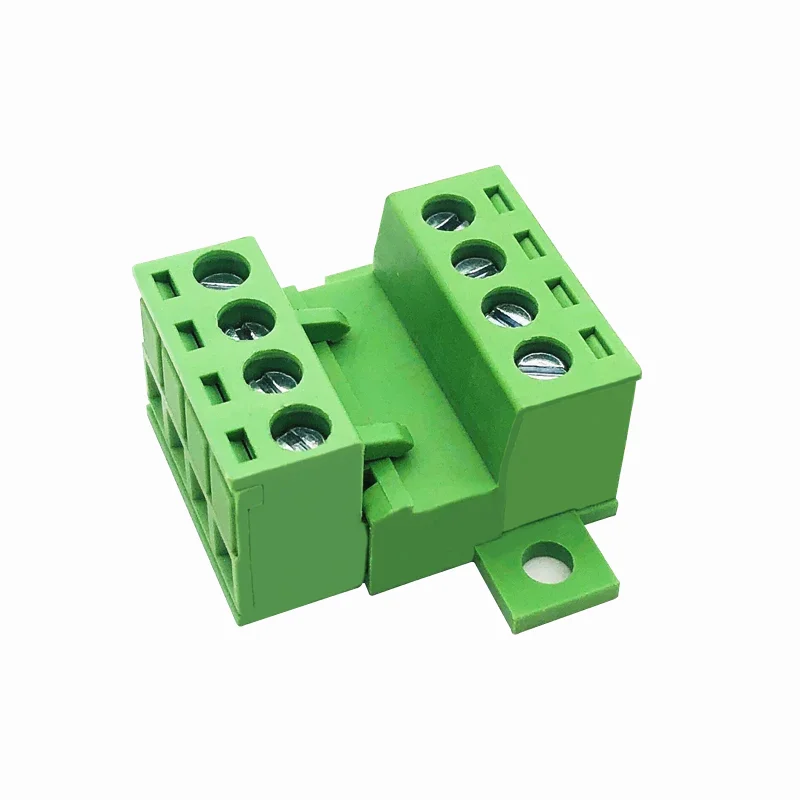 1 Juego de acoplamiento sin soldadura tipo 2EDGRKC 5,08 MM conector de bloque de terminales de tornillo PCB enchufable tipo 2edg bloque de terminales verde - imagen 4