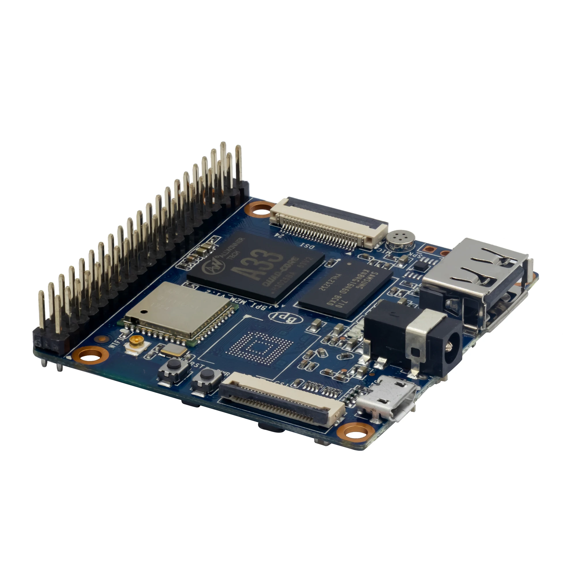 Banana Pi-BPI-M2M Allwinner A33, cuatro núcleos, 512MB, DDR3, No eMMC, WiFi, BT4.0, funciona con Android 6,0, Linux, Ubuntu, Tina, placa única - imagen 3