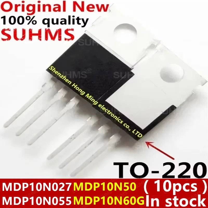 (10 piezas) 100% nuevo MDP10N027 MDP10N055 MDP10N50 MDP10N60G TO-220