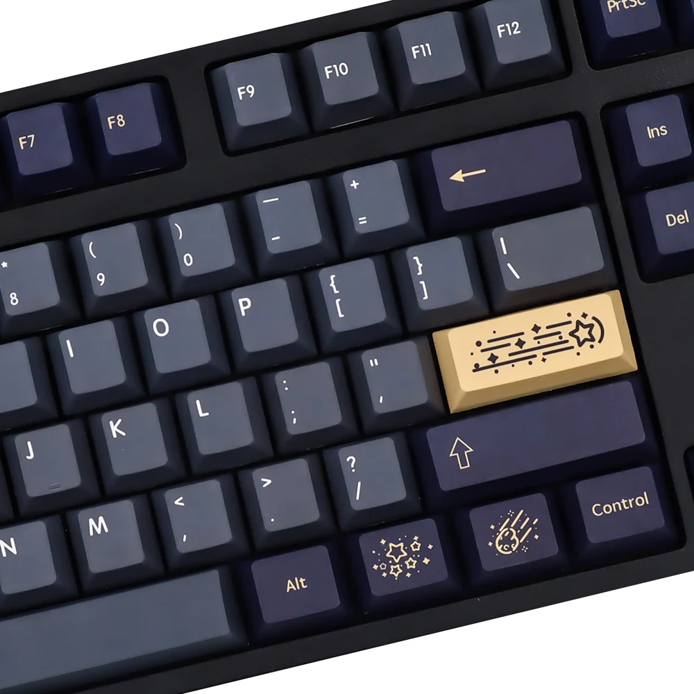 142 teclas GMK Stargaze Keycaps inglés japonés cereza perfil tinte sublimación GMK clon Keycap para teclado mecánico MX - imagen 3