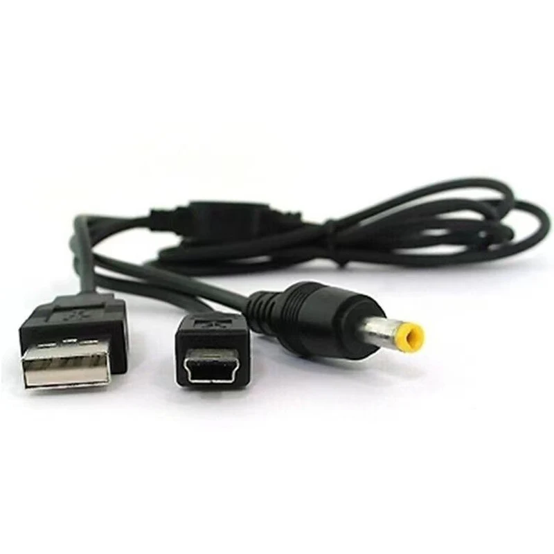 Cargador USB 2 en 1 para consola de juegos PSP 1000 2000 3000 3001 3004, Cable de datos USB + Cable cargador, accesorio para juegos, 1 unidad ﻿ - imagen 4