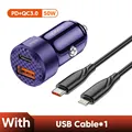 Purple with cable
