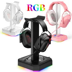 Soporte de Aluminio Desmontable para Auriculares Gaming de Escritorio