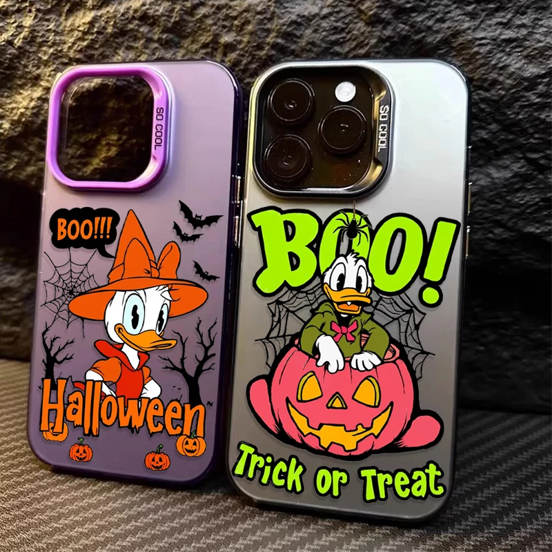 Cool Halloween Minnie Pato Donald funda para Samsung Galaxy S25 S22 S23 S24 Ultra S21 Plus FE A56 A36 A26 5G A16 A06 4G Note 20