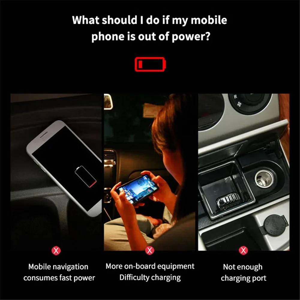 Cargador rápido de teléfono Toma de doble puerto 4.2A, 12V, 24V, con voltímetro LED, adaptador de enchufe incorporado USB para coche, cargador para Honda Crv CB500X - imagen 4