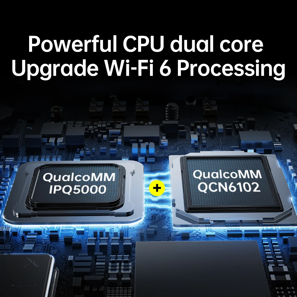 Fenvi AX3000 WiFi 6 enrutador de malla de doble banda 5Gbps WlFl 6 Internet inalámbrico con 4 puertos Gigabit fuerte penetración de pared enchufe UE/EE. UU. - imagen 4