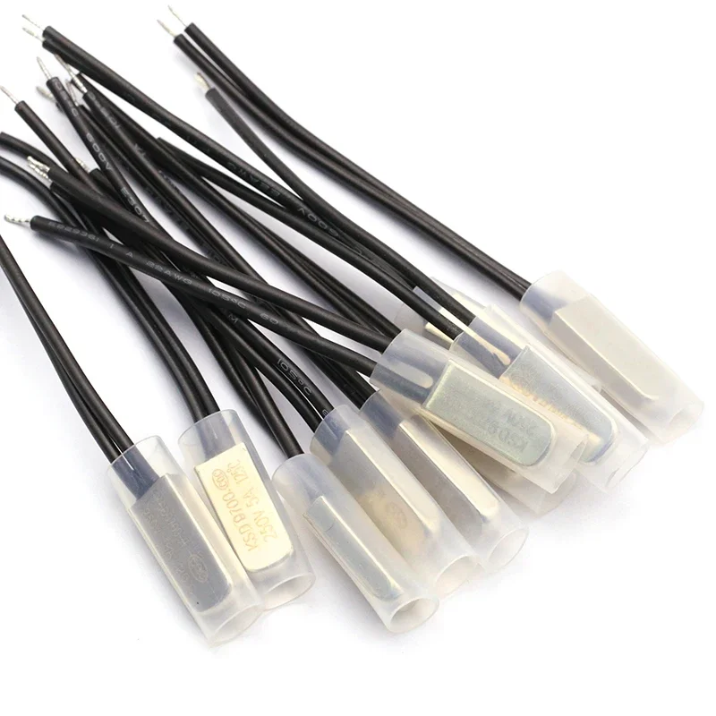 1 Uds KSD9700 250V 5A termostato Protector térmico fusibles interruptor de temperatura Control térmico 85 90 95 100 105 110 120 125 grados - imagen 3