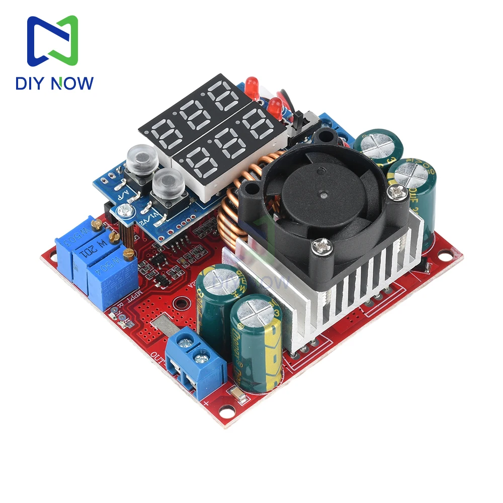 Módulo de carga de impulso de corriente constante de voltaje constante MPPT de 15A, módulo de carga Solar con pantalla Digital, fuente de alimentación ajustable - imagen 4
