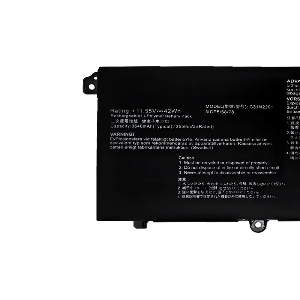 11,55 V 42Wh 3640mAh C31N2201 batería del ordenador portátil para Asus Vivobook Go15 E1504G /E1504F ADOL14V MT7902/Vivobook 16 X1605V Series - imagen 2