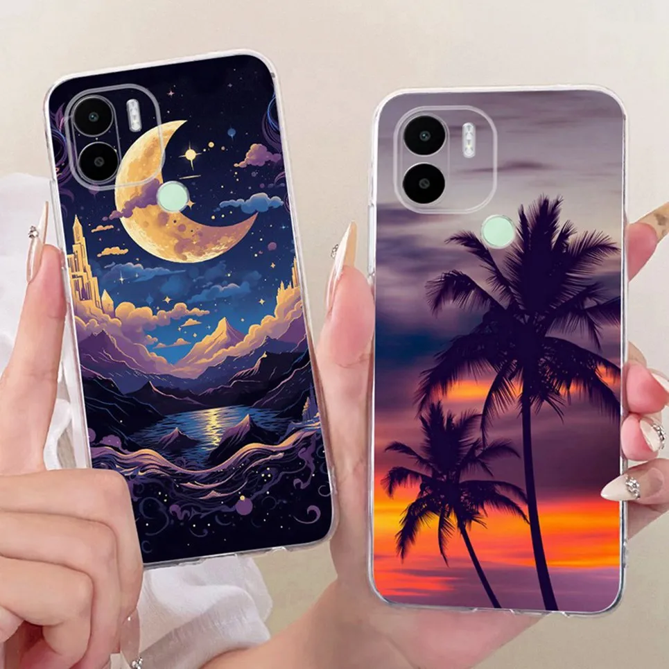 2025 funda fresca de moda para Xiaomi Redmi A1 + A2 + funda de silicona suave TPU para RedmiA1 RedmiA2 A1 A2 Plus fundas de teléfono