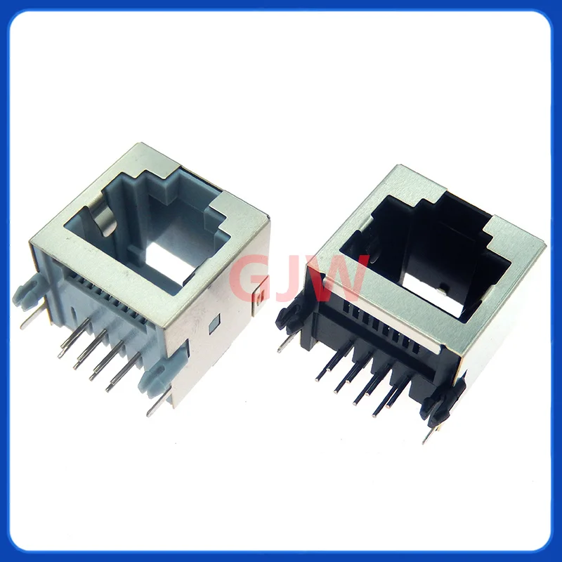 10 Uds RJ45 5521 8P8C RJ11 6P6C 6P4CModular red PCB Jack carcasa de Metal 8P conector adaptador LAN con escudo - imagen 2