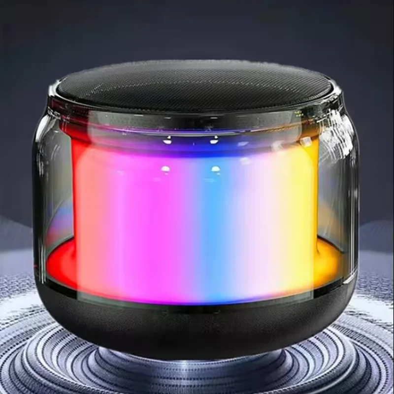 Nuevo Altavoz Bluetooth multifuncional, altavoz pequeño para coche de ciencia ficción de color brillante de alta vida - imagen 3