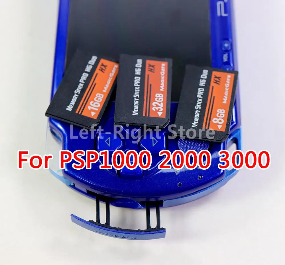 Reemplazo de 20 piezas para Sony PSP1000, 4GB, 8GB, 16GB, 32GB, para PSP 1000/2000/3000, memoria Stick MS Pro Duo, tarjeta de memoria