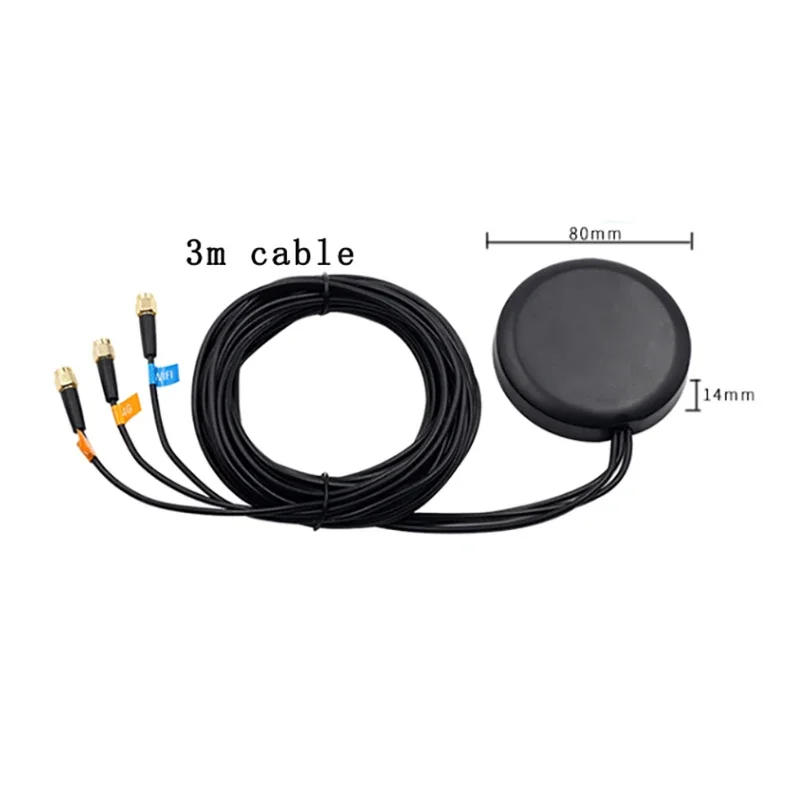 GPS BD Glonass + GSM 3G 4G + antena combinada WiFi amplificador de señal de navegación de posicionamiento satelital de vehículo de banda completa para exteriores - imagen 5