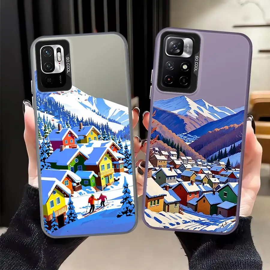 Funda trasera para teléfono Xiaomi Mi 11 Lite 12T Pro 13T Navidad Papá Noel