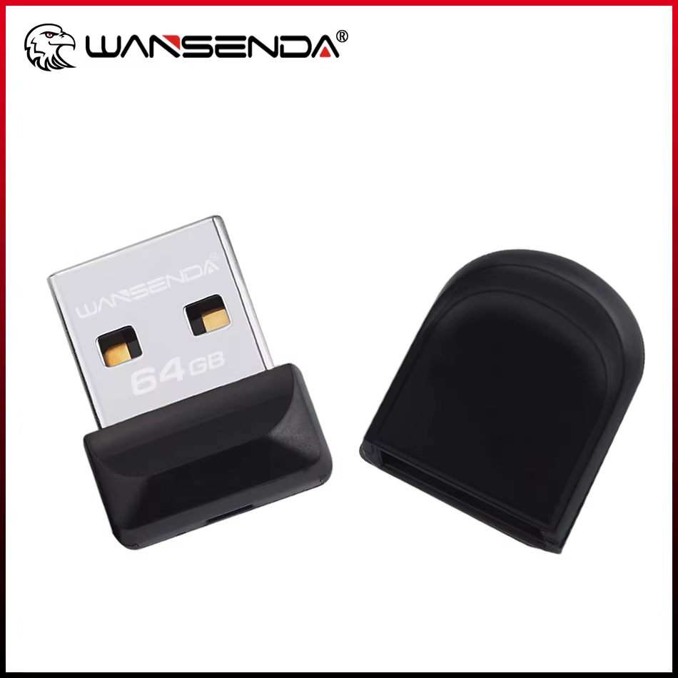 WANSENDA Pendrive Mini 64GB USB Impermeable